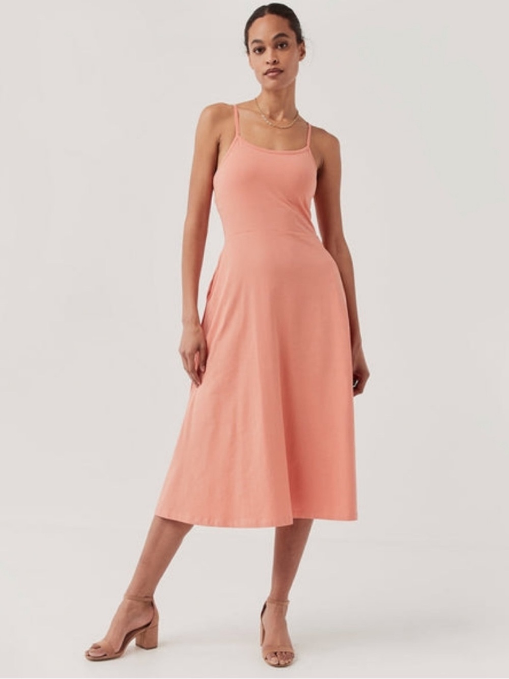 Pact Fit &Flare Organic Cotton Midi Dress XXL